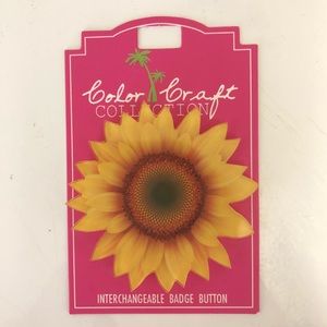 Color Craft SUNFLOWER Interchangeable ID badge Top